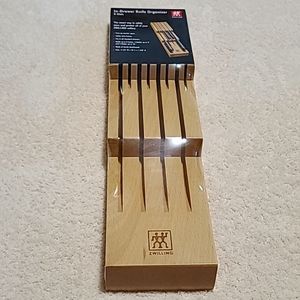 Zwilling 8-slot in drawer knife organizer NWT
